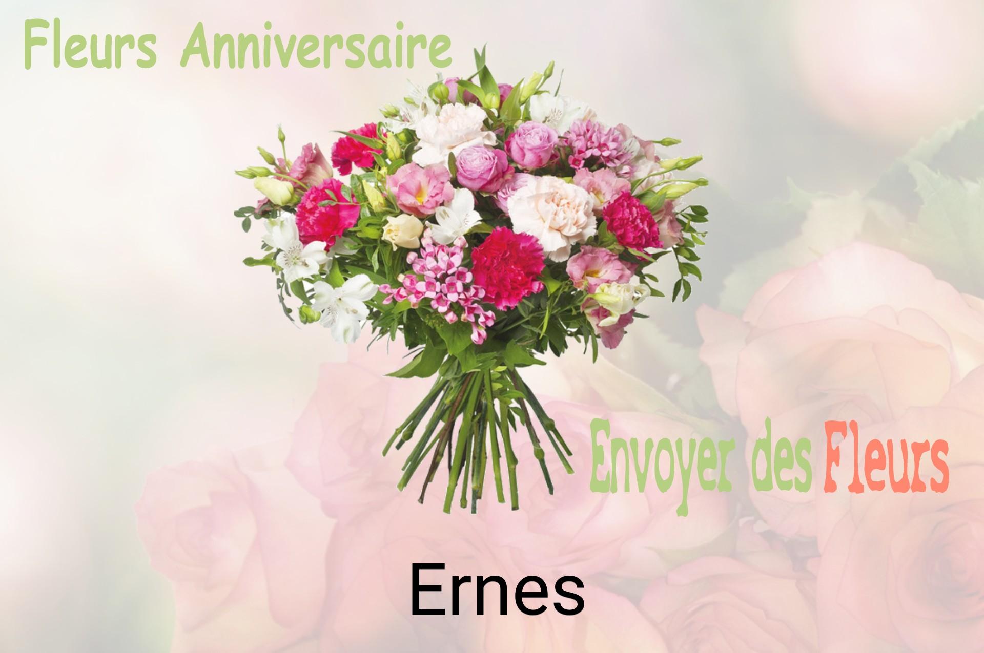 Bouquet de fleurs d’anniversaire livré à Ernes