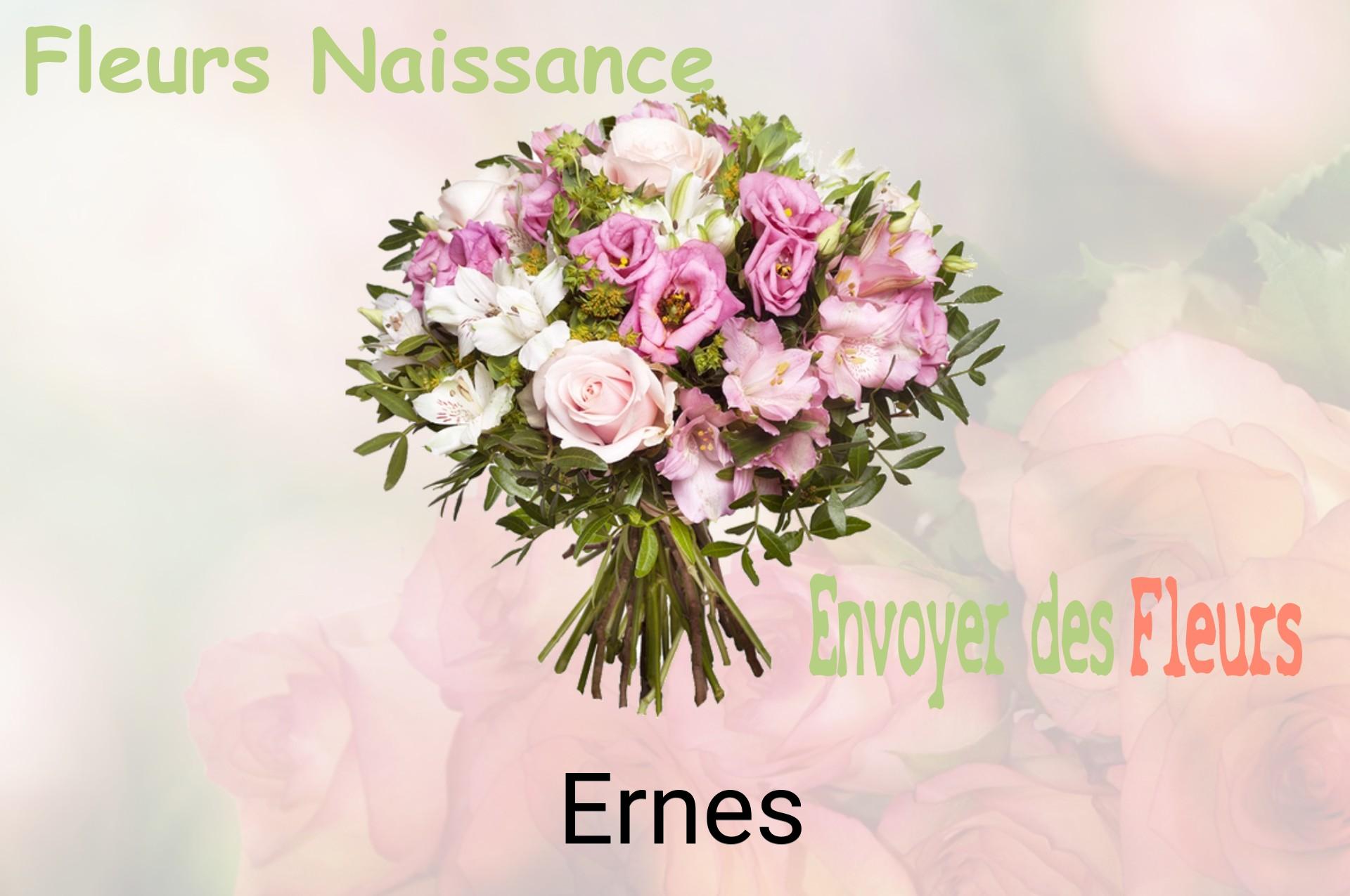 Bouquet de fleurs de naissance livré à Ernes